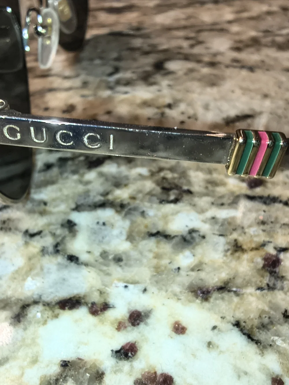 Gucci Aviator Sunglasses in Gold with Dark Lenses